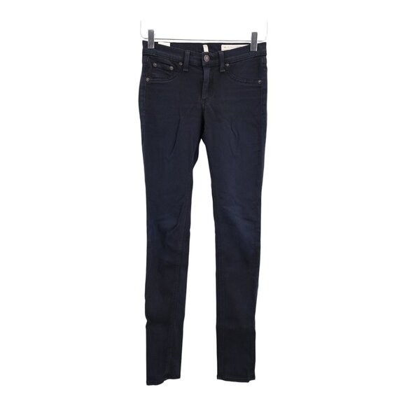 Rag & Bone Legging Skinny Leg Womens Jeans Black Size 24 Denim Pockets Stretchy - Picture 2 of 10